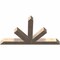 Ekena Millwork Saratoga Smooth Timber Gable Bracket, Douglas Fir, 72"W x 42"H x 5 1/2"D x 5 1/2"F, 14/12 Pitch GBW072X42X0606SAR00SDF - alternate 5
